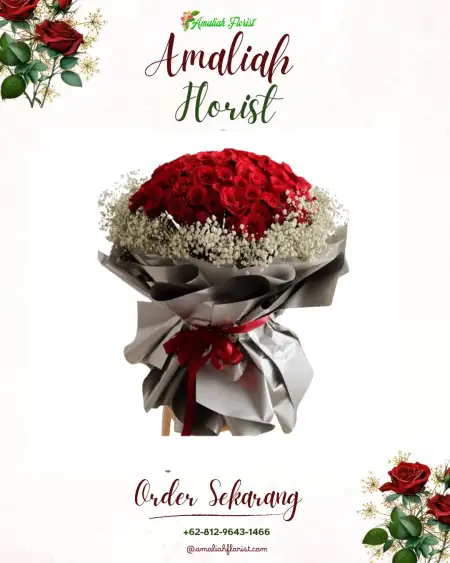 Buket Bunga Masjid Kubah Emas Depok